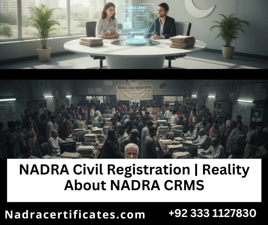 Difference between NADRA CRMS and Marriage Certificate